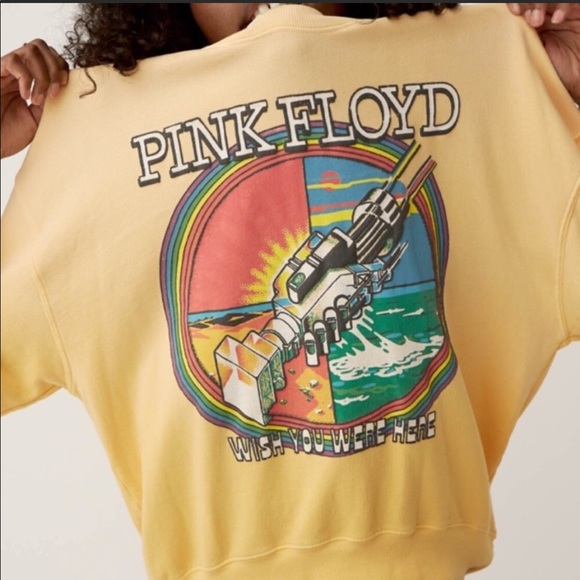 Pink Floyd Wish You Were Here Oversized Crew Sweat - Picture 4 of 6